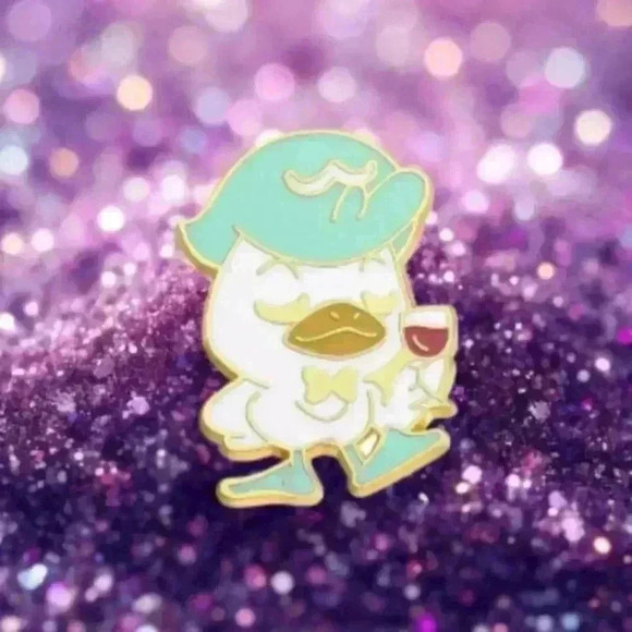 Gentleman Quaxly Enamel Pin – Dapper Pokémon Water-Type Collectible! - Picture 1 of 3